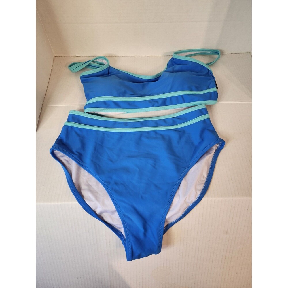BMJL Women's High Waisted Bikini Sporty Two Piece Swimsuit Size Medium